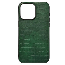 Чехол накладка AIORIA Crocodile Texture iPhone 13 Pro Зеленый