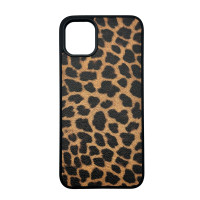 Чохол накладка Leopard Leather iPhone 11 Pro Коричневий