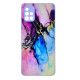 Чехол накладка Marble Glass Samsung A51 Лаванда