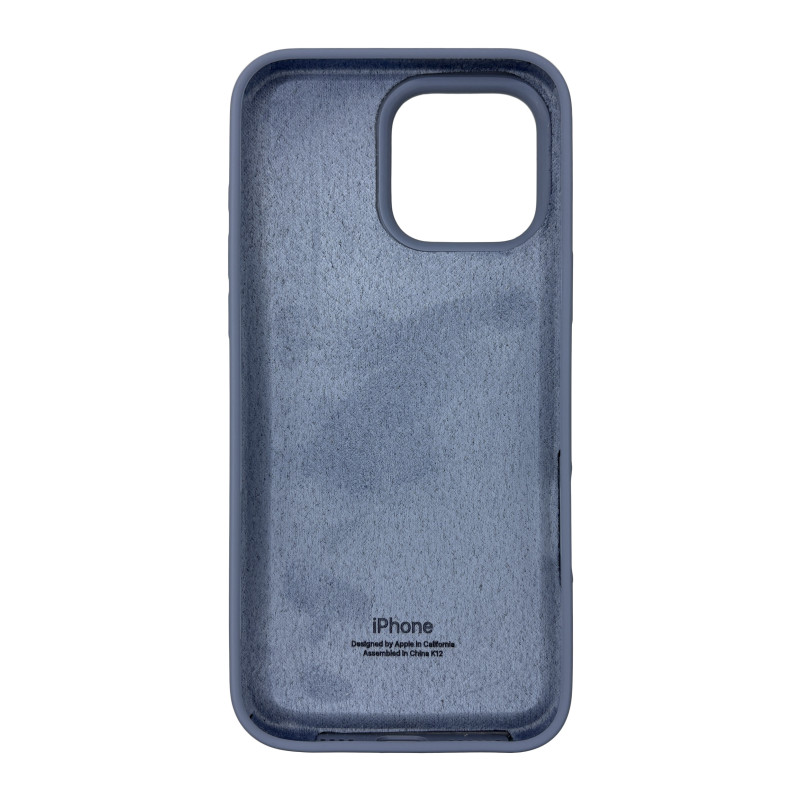 Чехол Silicone Case iPhone 16 Pro Max Серый (Lavender Grey)