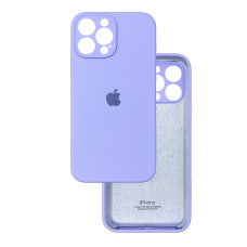 Чехол Silicone Case Camera Protective iPhone 15 Pro Сиреневый (Light purple)