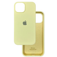 Чехол Silicone Case iPhone 15 Желтый (Mellow Yellow)