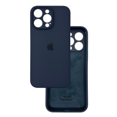 Чохол Silicone Case Camera Protective iPhone 15 Pro Max Темно-синій (Midnight blue)