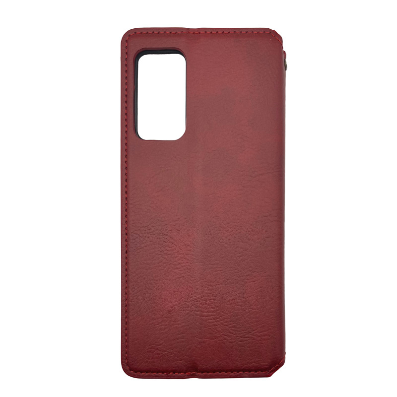 Чехол книжка кожаный Cubic Xiaomi Redmi Note 11 Pro/Poco X4 Pro NFC Красный