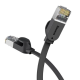 Патч корд (мережевий кабель) Baseus PCWL-E01 High Speed ​​Six types of RJ45 Gigabit flat cable 8 m Black