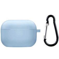 Чехол футляр для наушников AirPods Pro с микрофиброй Blue