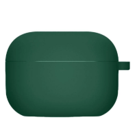 Чохол футляр для навушників AirPods Pro з мікрофіброю Зелений (Dark Green)