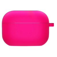 Чехол футляр для наушников AirPods Pro2 с микрофиброй Фуксия