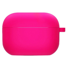 Чехол футляр для наушников AirPods 3 с микрофиброй Фуксия