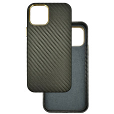 Чохол накладка Carbon Metal Frame iPhone 11 Pro сірий