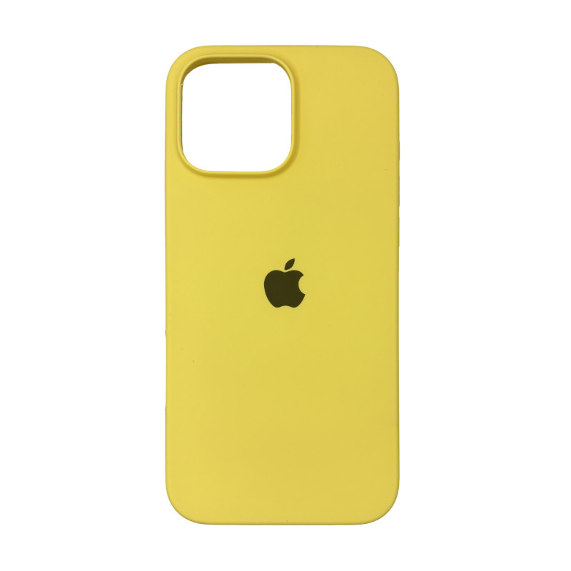 Чехол Silicone Case iPhone 16 Pro Max Желтый (Yellow)