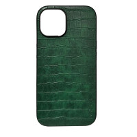 Чохол накладка AIORIA Crocodile Texture iPhone 13 Зелений