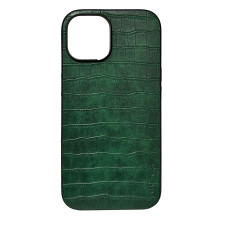 Чехол накладка AIORIA Crocodile Texture iPhone 12 / 12 Pro Зеленый